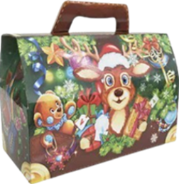 Авторський подарунковий набір " З новим Роком! Бембі " № 43-25/29 АЛЬФА-БОГУСЛАВ 800 г.